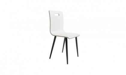 Pack de 4 sillas de comedor contrachapado curvado con cinco acabados en Mallorca.