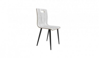 Pack de 4 sillas de comedor contrachapado curvado con cinco acabados en Mallorca.
