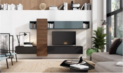 Composición completa de salón moderno REF COMPSALON3 con modulos