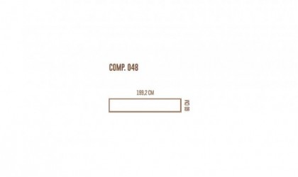 Armario de 200cm en gris lacado