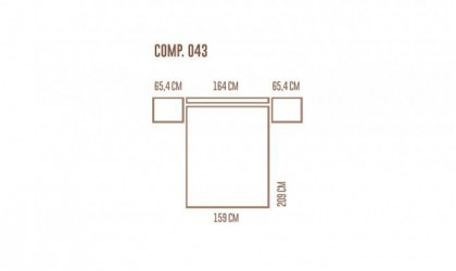 Dormitorio cabecero tapizado en color blanco y con acabados en madera blanca