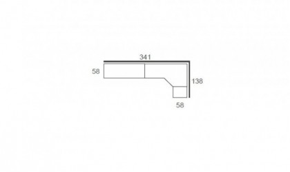 Cama abatible vertical con puerta elevable en madera blanco nordic
