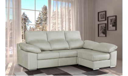 Sofá extraíble con ruedas al suelo DELHI