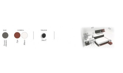 Dormitorio juvenil con escritorio