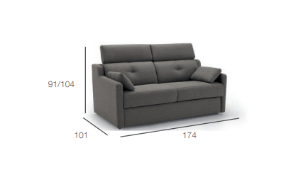 Sofá cama de 3 plazas Minerva en Mallorca