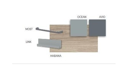 Dormitorio juvenil con dos camas, somier arrastre y armario en Mallorca.
