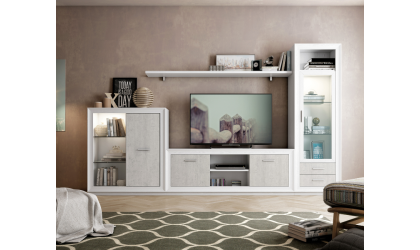 +5 Mueble de salón en tonos madera