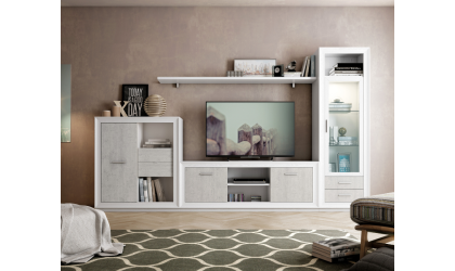 +5 Mueble de salón en tonos madera