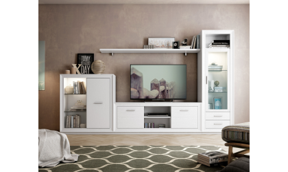 +5 Mueble de salón en tonos madera