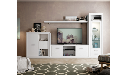 +5 Mueble de salón en tonos madera