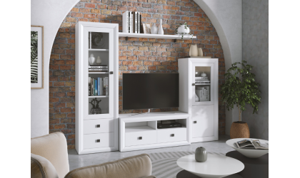 +4 Comedores en tonos blancos y madera 240cm