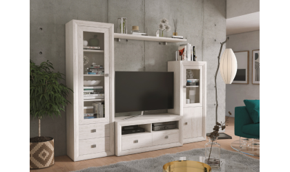 +4 Comedores en tonos blancos y madera 240cm