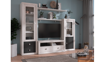 +3 Comedor doble estante 240cm