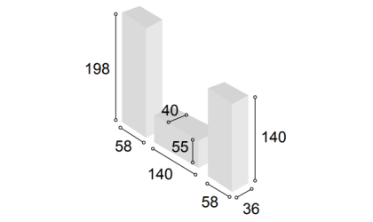 +3 Comedores 260cm
