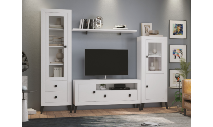 +5 Comedor blanco/madera/pizarra/tibet