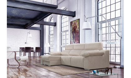 Sofá chaise longue REVERSIBLE BOLTON