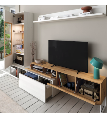Mueble de salón moderno en Artisan y Polar
