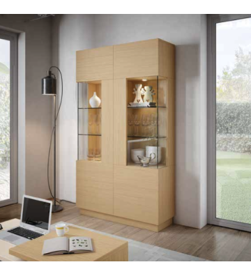 Vitrina Alta con Doble Zona Expositiva