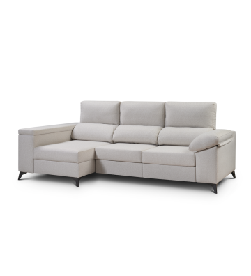 SOFÁ CHAISE LONGUE CON ARCÓN Y ASIENTOS DESLIZANTES