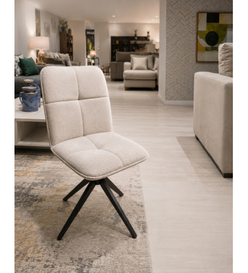 Silla giratoria tapizada 360º